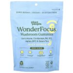 WonderFocus®, жевательные мармеладки с грибами, сочный цитрус, 60 жевательных таблеток — Plant People