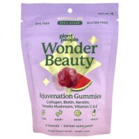 Wonder Beauty®, омолаживающие жевательные таблетки, со вкусом арбуза, 60 жевательных таблеток — Plant People