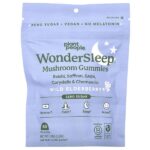WonderSleep®, жевательные мармеладки с грибами, дикая бузина, 60 жевательных мармеладок, 148 г (5,2 унции) — Plant People