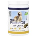 PlaqueOff®, жевательные таблетки, для собак крупных и гигантских пород, 90 жевательных таблеток, 450 г (15,8 унции) — ProDen