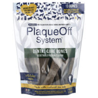 PlaqueOff System™, Dental Care, кости, для собак, смесь овощей, 13 костей, 482 г (17 унций) — ProDen