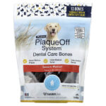 PlaqueOff System™, Dental Care Bones, для средних и крупных собак, со вкусом бекона, 13 костей, 482 г (17 унций) — ProDen