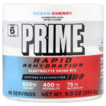 Rapid ReHydration, смесь для приготовления электролитического напитка, со вкусом морской вишни, 283,2 г (9,9 унции) — Prime Hydration