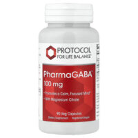PharmaGABA®, 90 растительных капсул — Protocol for Life Balance