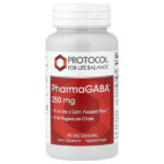 PharmaGABA® с цитратом магния, 250 мг, 60 растительных капсул — Protocol for Life Balance