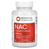 NAC, 1000 мг, 120 таблеток — Protocol for Life Balance