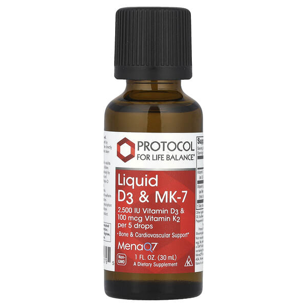 prt10379_v_28.jpg Жидкие D3 и MK-7, 30 мл (1 жидк. унц.) — Protocol for Life Balance
