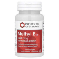 Метил B12, 1000 мкг, 100 пастилок — Protocol for Life Balance