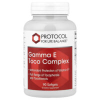 Gamma E Toco Complex, 90 мягких таблеток — Protocol for Life Balance