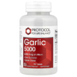 Garlic 5000, чеснок, 5000 мкг, 90 таблеток — Protocol for Life Balance