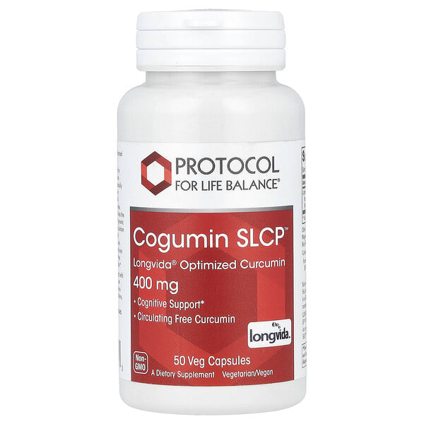 prt12395_v_32.jpg Cogumin SLCP™, 400 мг, 50 растительных капсул — Protocol for Life Balance