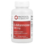 D-манноза, 500 мг, 90 растительных капсул — Protocol for Life Balance