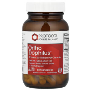 Ortho Dophilus™, 60 растительных капсул — Protocol for Life Balance