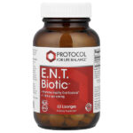 ENT Biotic™, 60 пастилок (21 мг в 1 пастилке) — Protocol for Life Balance