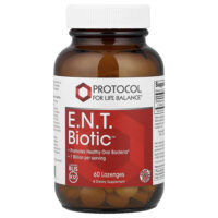 ENT Biotic™, 60 пастилок (21 мг в 1 пастилке) — Protocol for Life Balance