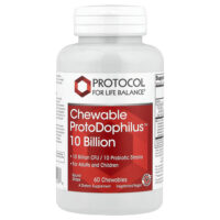 Chewable ProtoDophilus™, 10 млрд, 60 жевательных таблеток — Protocol for Life Balance