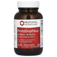ProtoDophilus, 50 млрд, 10 штаммов, 50 вегетарианских капсул — Protocol for Life Balance