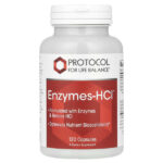 Enzymes-HCI, 120 капсул — Protocol for Life Balance