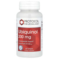 убихинол, 200 мг, 60 капсул — Protocol for Life Balance