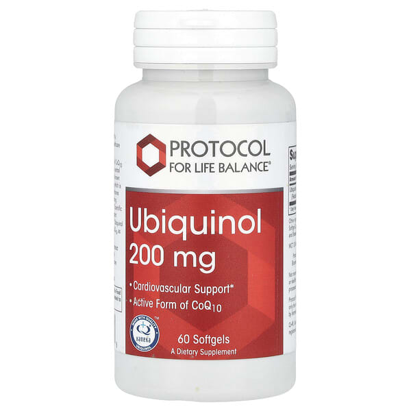 prt13144_v_33.jpg убихинол, 200 мг, 60 капсул — Protocol for Life Balance