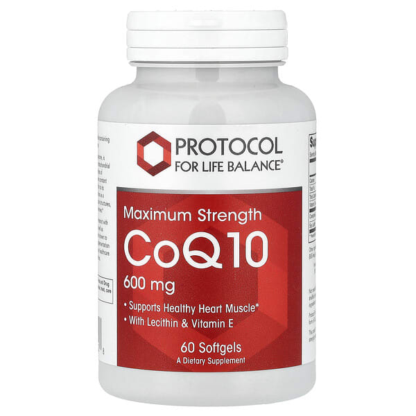 prt13182_v_24.jpg коэнзим Q10, максимальный эффект, 60 мягких таблеток — Protocol for Life Balance