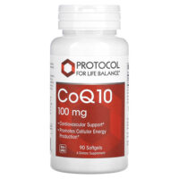 Коэнзим Q10, 100 мг, 90 мягких таблеток — Protocol for Life Balance