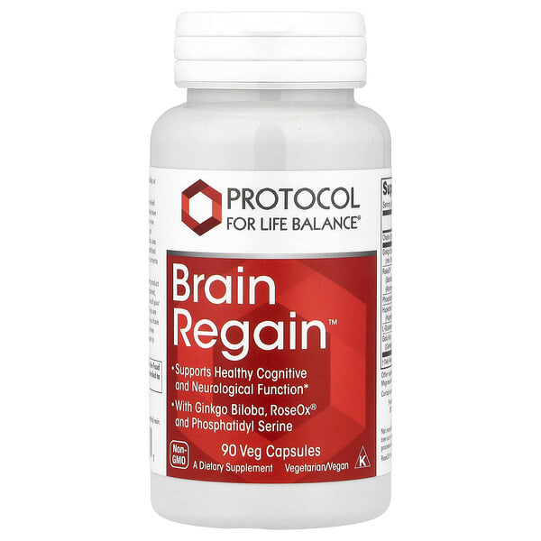 prt13303_v_24.jpg Brain Regain™, 90 растительных капсул — Protocol for Life Balance
