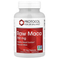 Сырая мака, 750 мг, 90 растительных капсул — Protocol for Life Balance