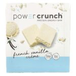 Power Crunch®, протеиновый батончик с французским ванильным кремом, 12 батончиков по 40 г (1,4 унции) — BNRG