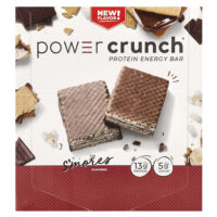 Power Crunch®, протеиновый батончик, S'mores, 12 батончиков по 40 г (1,4 унции) — BNRG