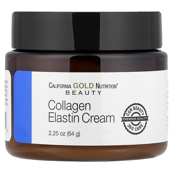 psk01617_v_83.jpg Крем с коллагеном и эластином, 64 г (2,25 унции) — California Gold Nutrition
