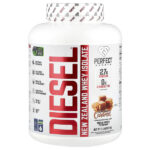 Diesel®, изолят сыворотки из Новой Зеландии, соленая карамель, 2,27 кг (5 фунтов) — PERFECT Sports