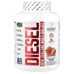 Diesel®, изолят сыворотки из Новой Зеландии, клубника, 2,27 кг (5 фунтов) — PERFECT Sports