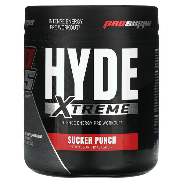 pss02171_v_8.jpg Hyde Xtreme, Intense Energy Pre Workout, Sucker Punch, 210 г (7,4 унции) — ProSupps