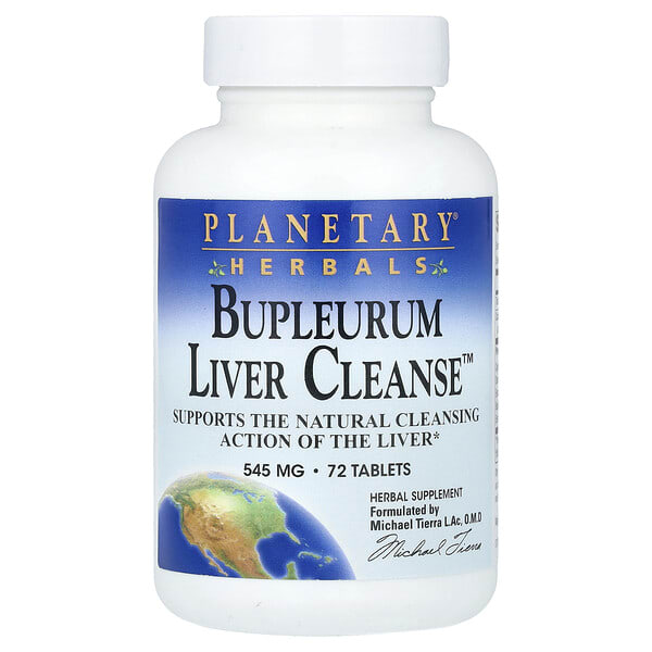 ptf10019_v_8.jpg Bupleurum Liver Cleanse™, 72 таблетки — Planetary Herbals