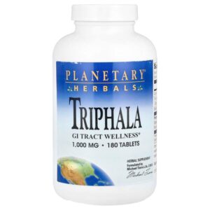 трифала, 180 таблеток (1000 мг в 1 таблетке) — Planetary Herbals