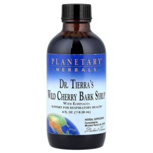 Dr. Tierra's Wild Cherry Bark Syrop™, 118,28 мл (4 жидк. унции) — Planetary Herbals