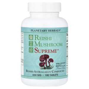 Reishi Mushroom Supreme™, 100 таблеток — Planetary Herbals