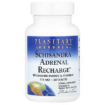 Adrenal Recharge™, поддержка надпочечников с лимонником, 60 таблеток — Planetary Herbals