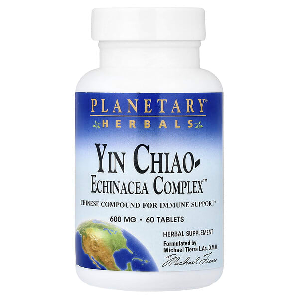 ptf10179_v_8.jpg Yin Chiao-Echinacea Complex™, 60 таблеток — Planetary Herbals