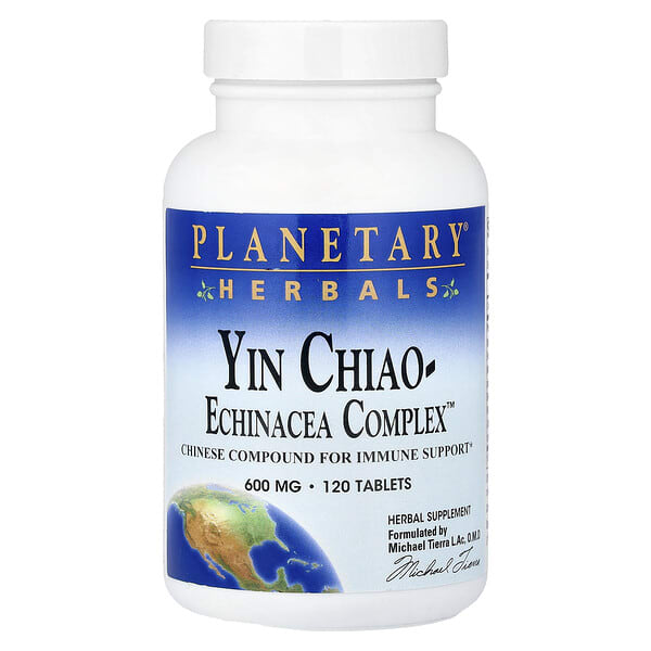 ptf10180_v_38.jpg Yin Chiao-Echinacea Complex™, 120 таблеток — Planetary Herbals