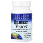 Bilberry Vision™, 100 мг, 60 таблеток — Planetary Herbals