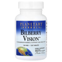 Bilberry Vision™, 100 мг, 120 таблеток — Planetary Herbals