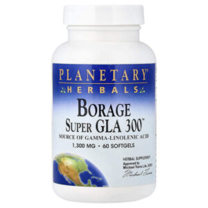 Borage Super GLA 300™, 1300 мг, 60 капсул — Planetary Herbals