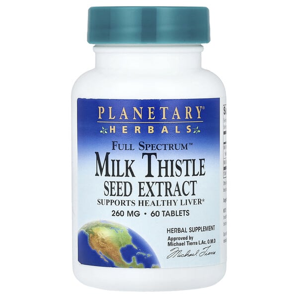 ptf10363_v_14.jpg Full Spectrum™, экстракт семян расторопши, 60 таблеток — Planetary Herbals