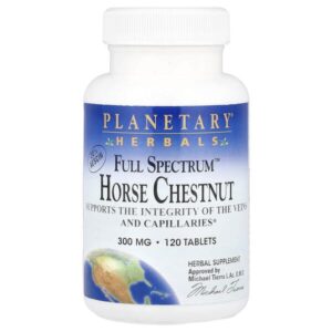 Конский каштан Full Spectrum™, 120 таблеток — Planetary Herbals