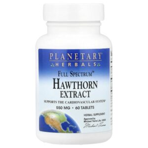 Full Spectrum™, экстракт боярышника, 60 таблеток — Planetary Herbals