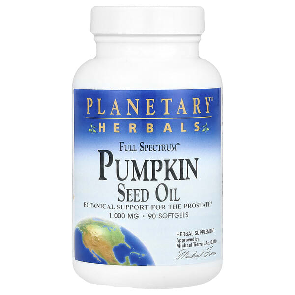ptf10422_v_47.jpg масло семян тыквы Full Spectrum™, 1000 мг, 90 капсул — Planetary Herbals