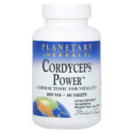 Cordyceps Power, 60 таблеток (400 мг в каждой) — Planetary Herbals