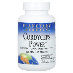 Cordyceps Power, 60 таблеток (400 мг в каждой) — Planetary Herbals